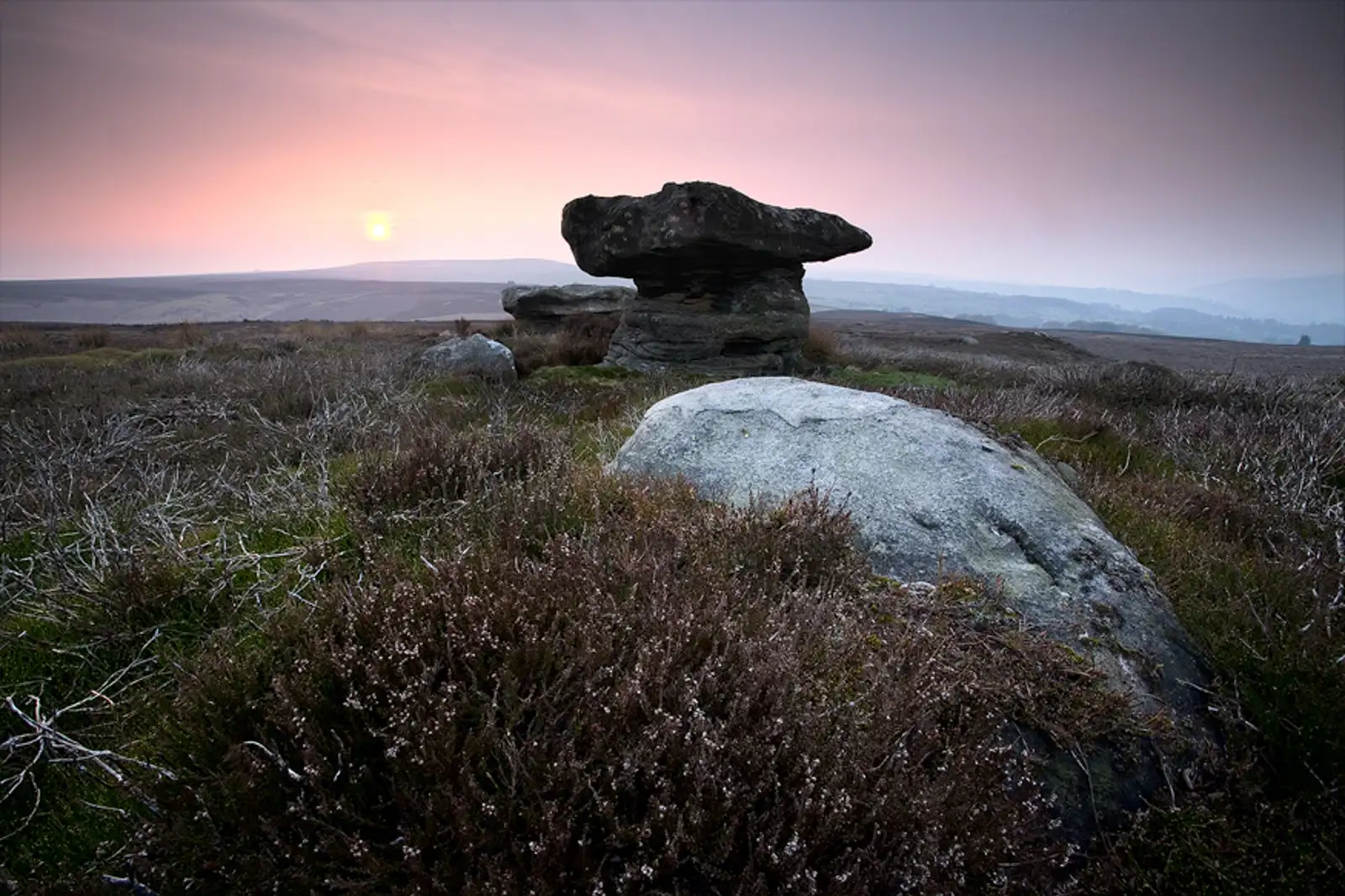 Moorland sunset