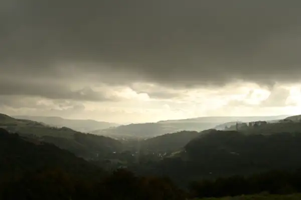 View over Hebden Bridge