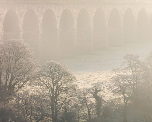 Crimple Valley Viaduct: A Marvel of Engineering and Beauty:  a close up of a bridge