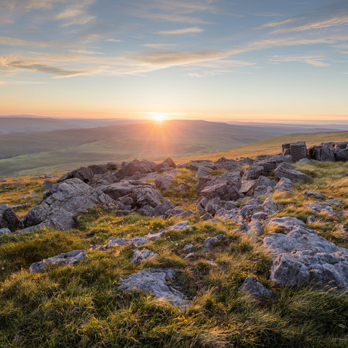 Sunnset in the dales: 
