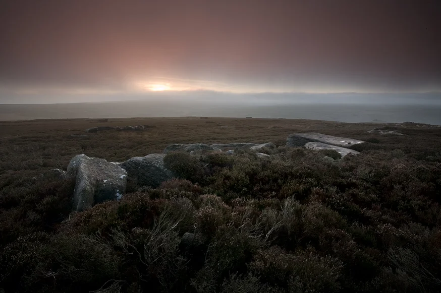 Moorland crags