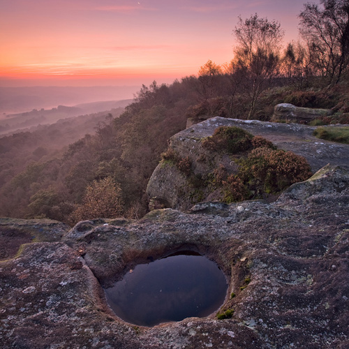 Autumn Dawn Landscape: Autumn Dawn Landscape