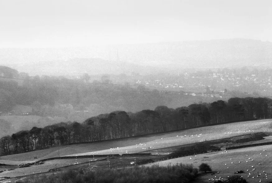 Distant hills