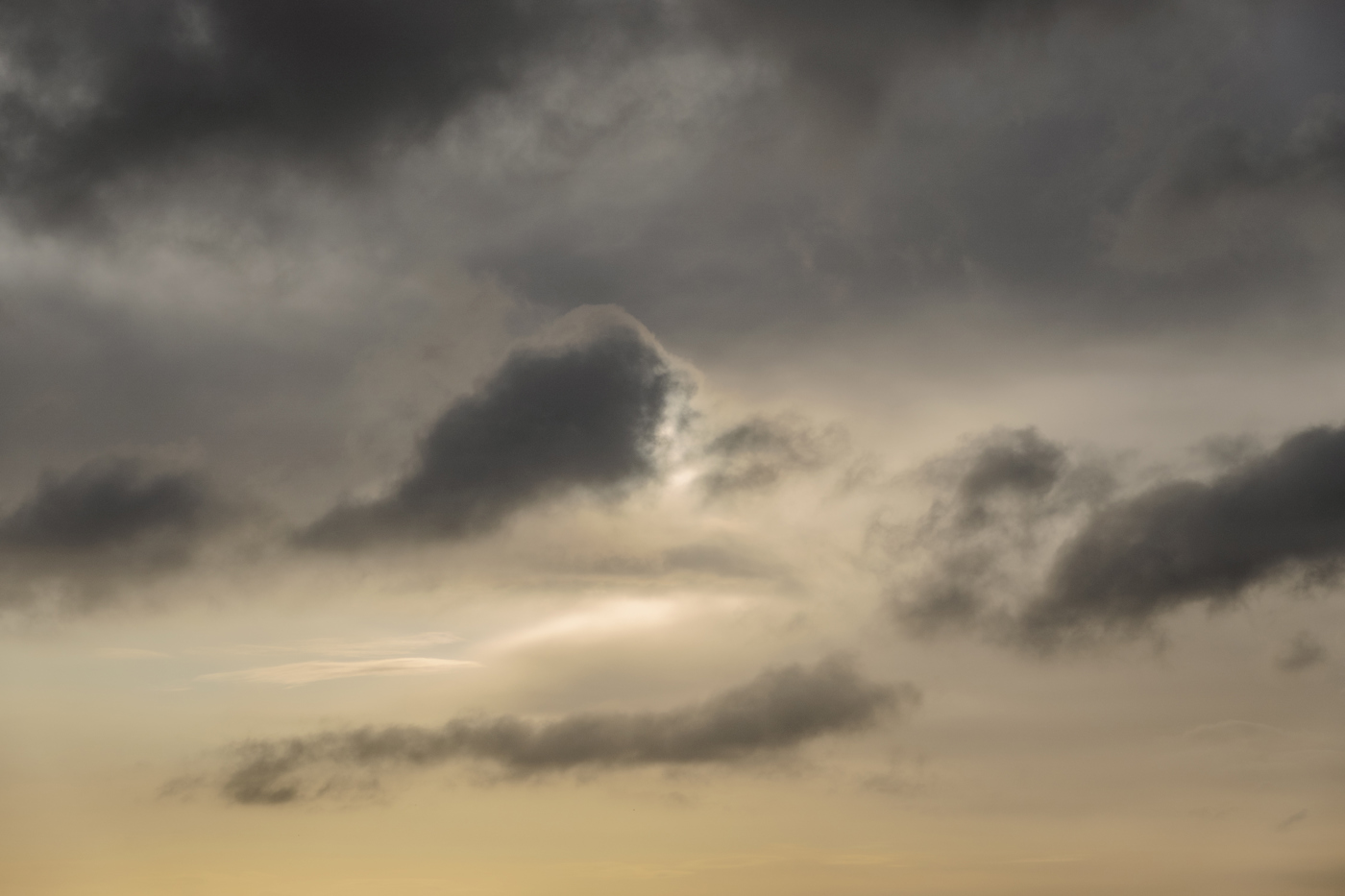  a group of clouds in the sky