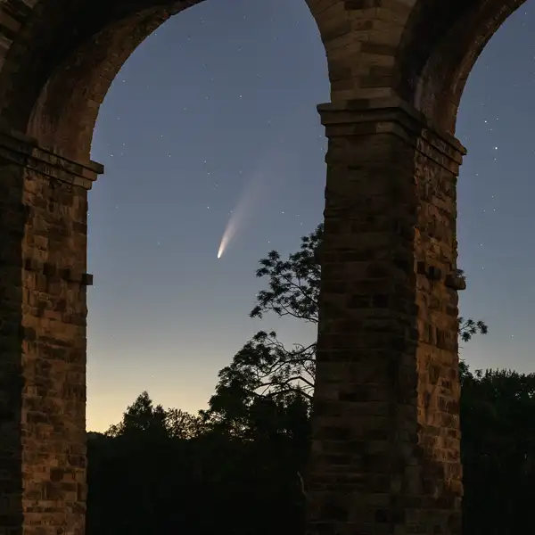 Comet Neowise in the Crimple Valley