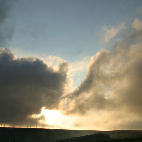 Ogden moor, after the storm: Ogden moor, after the storm