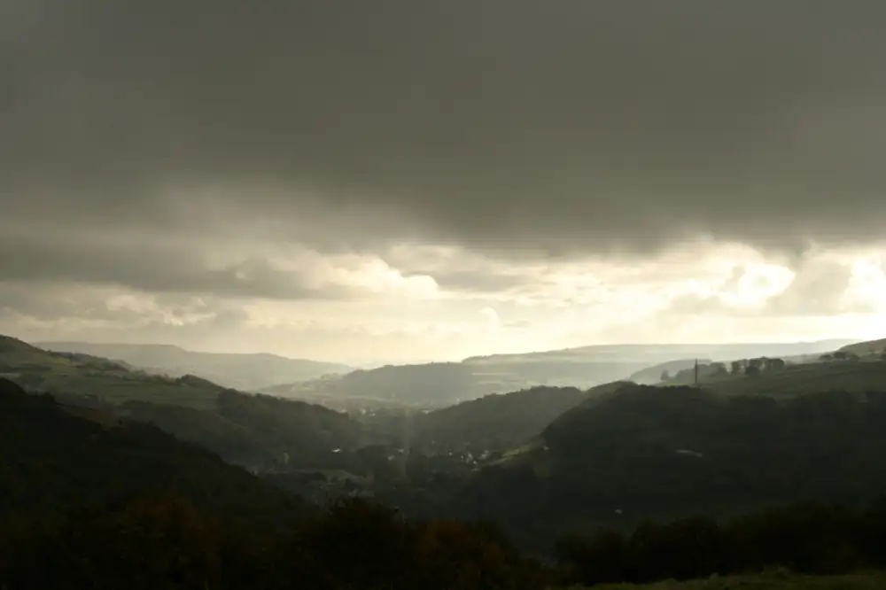 View over Hebden Bridge