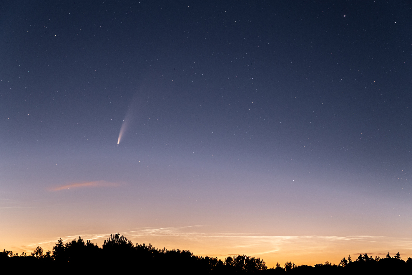  a person flying through the sky