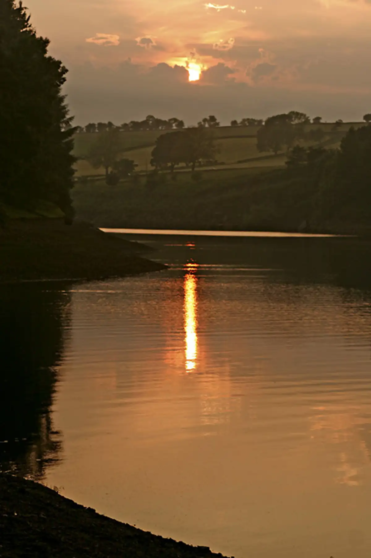 Sunset, Thruscross Reservoir