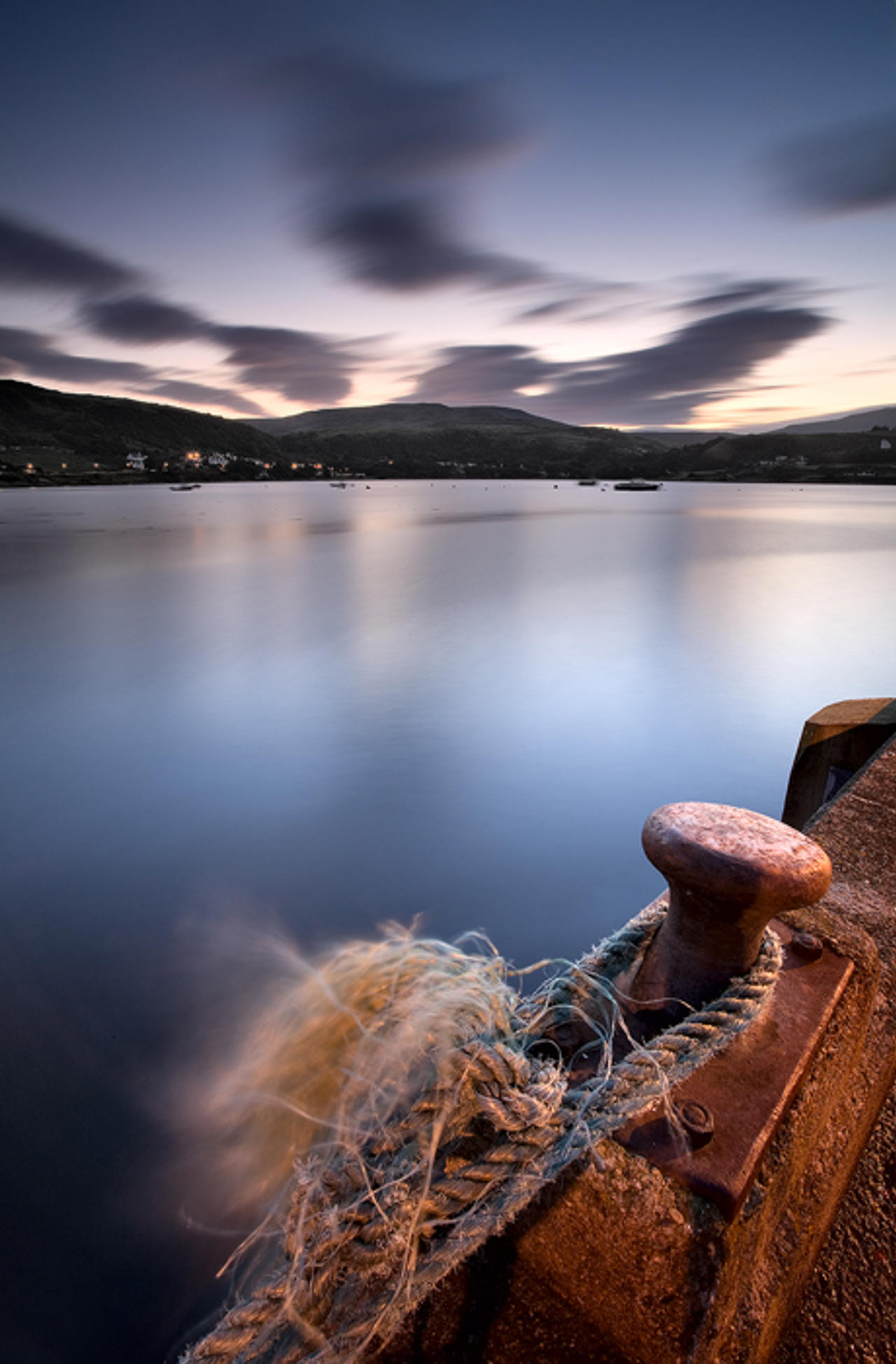 Uig port at dawn