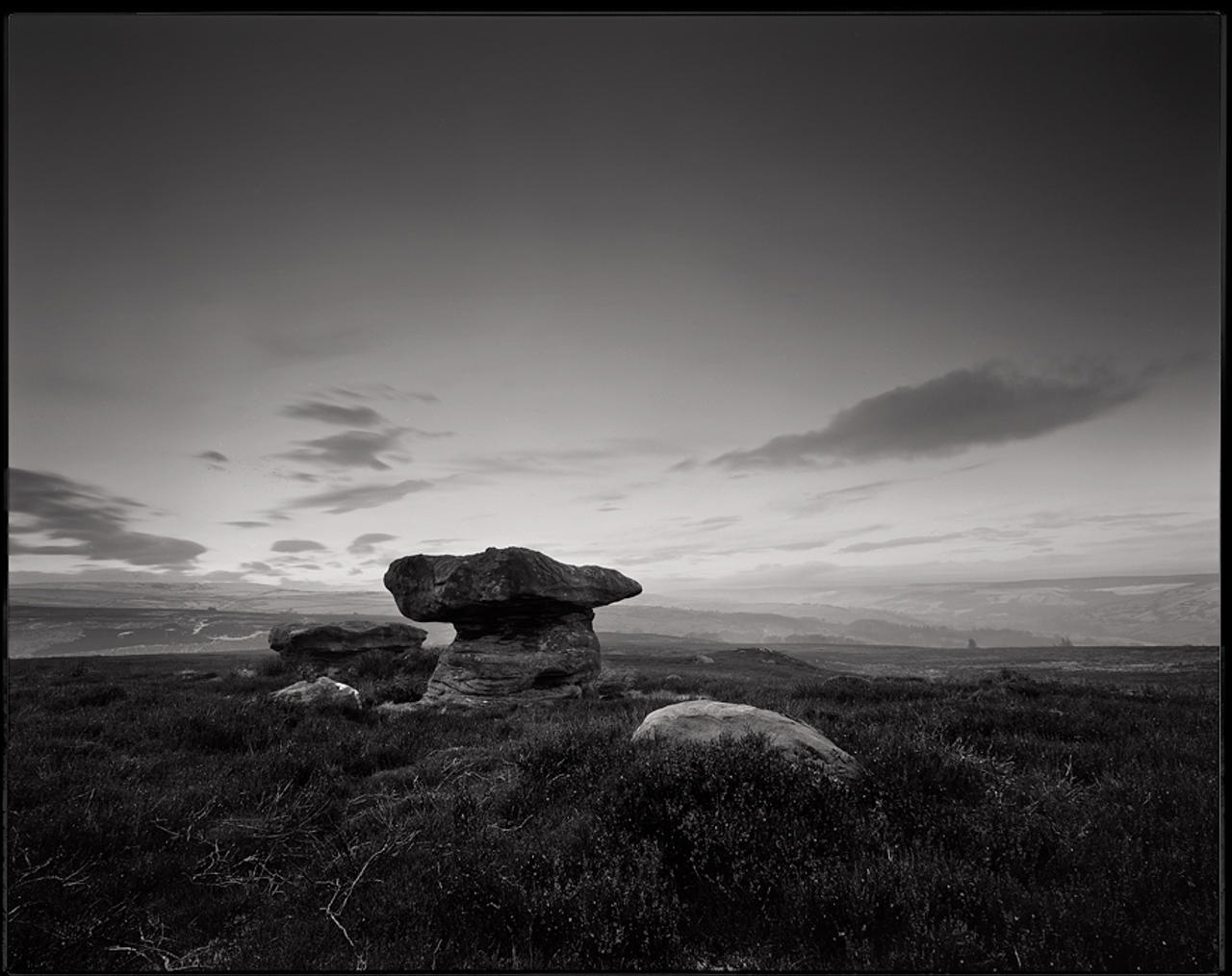 Winter sunset near Pateley Bridge