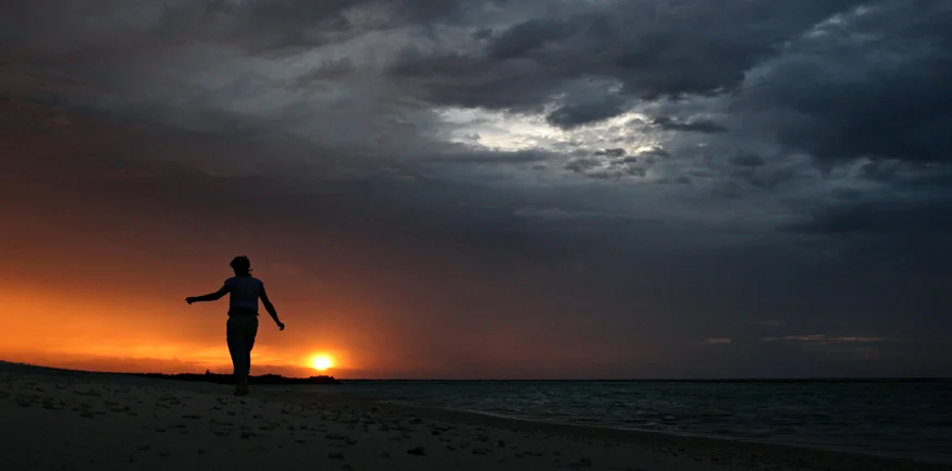 Angeline skips off into the sunset