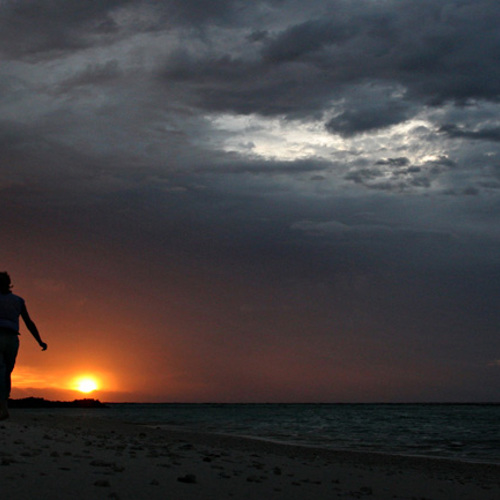 Angeline skips off into the sunset: Angeline skips off into the sunset