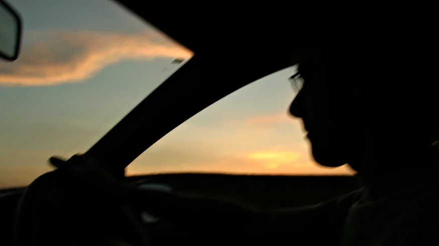 Self portrait on the way home
