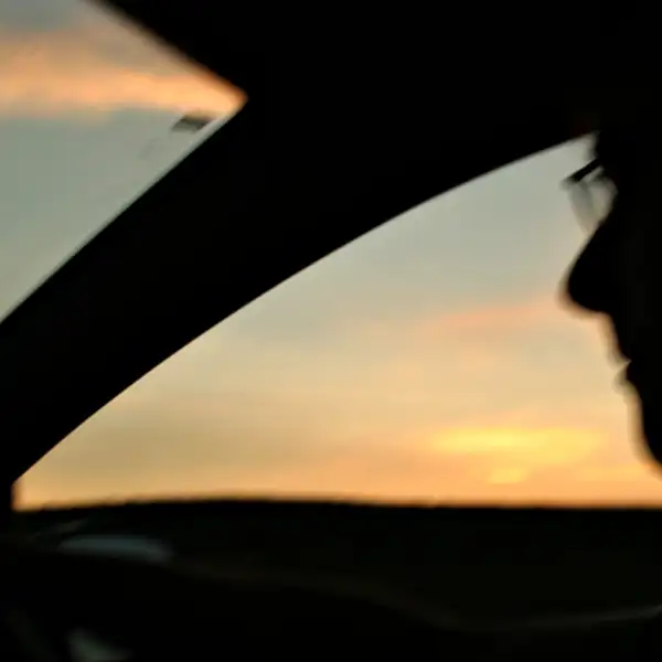 Self portrait on the way home