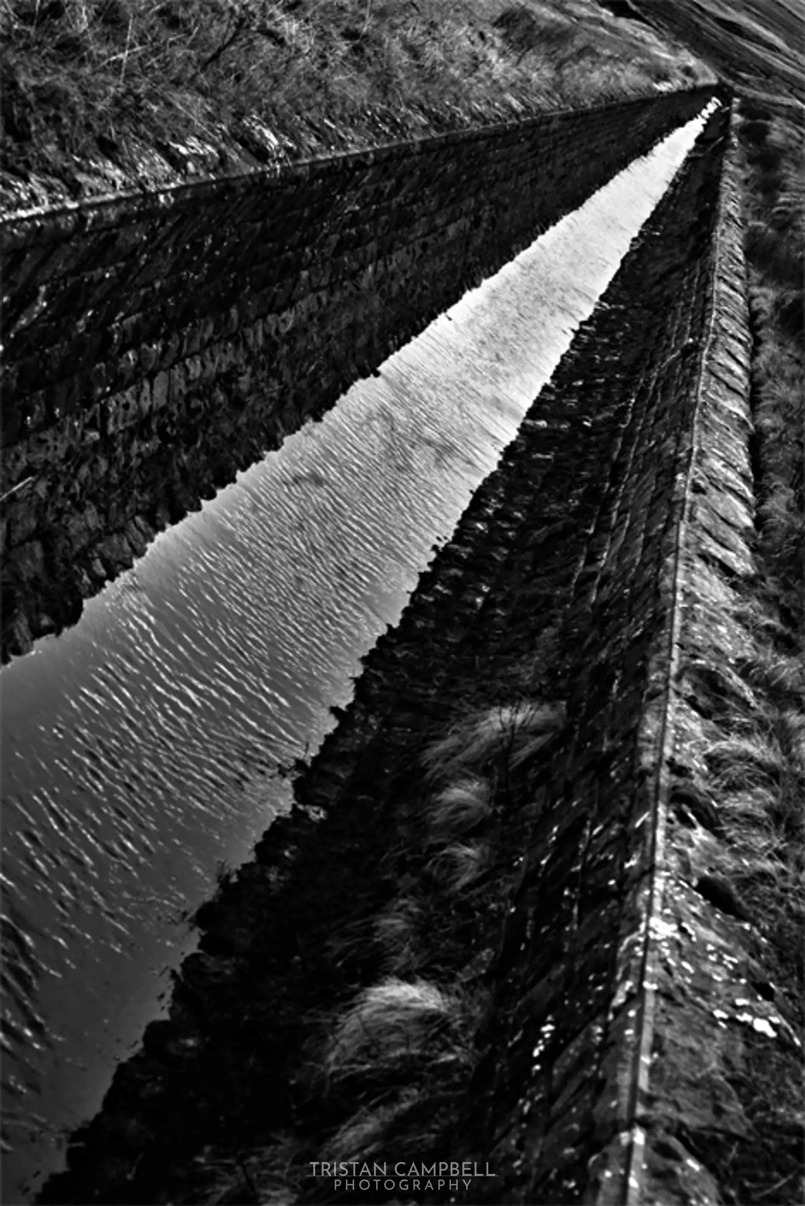 Waterfall, Angram Reservoir
